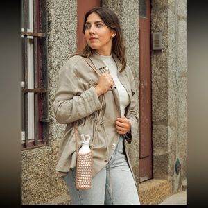 Crochet water bottle sling bag